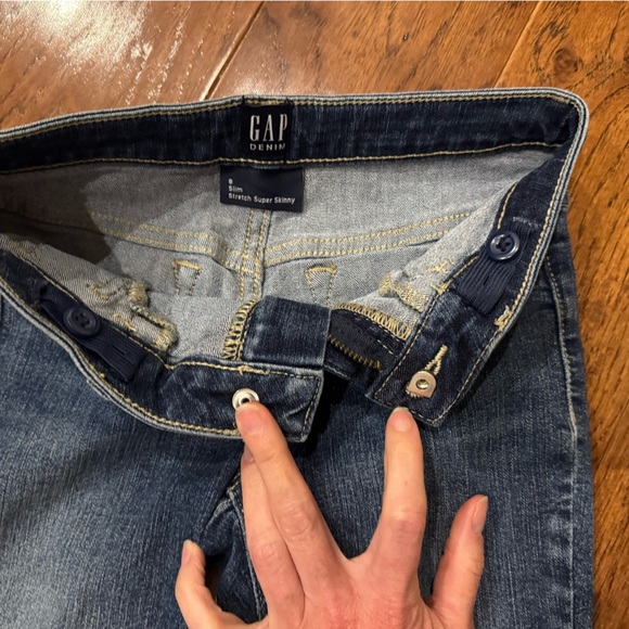 Bundle of 2 girls skinny jeans, GAP and Old Navy denim, size 8 - Picture 6 of 15